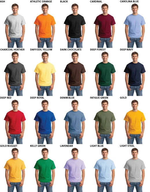 Hanes Beefy-T Brand NEW 6.1 oz. 100% Cotton T-Shirt Men's S-XL Tee 5180