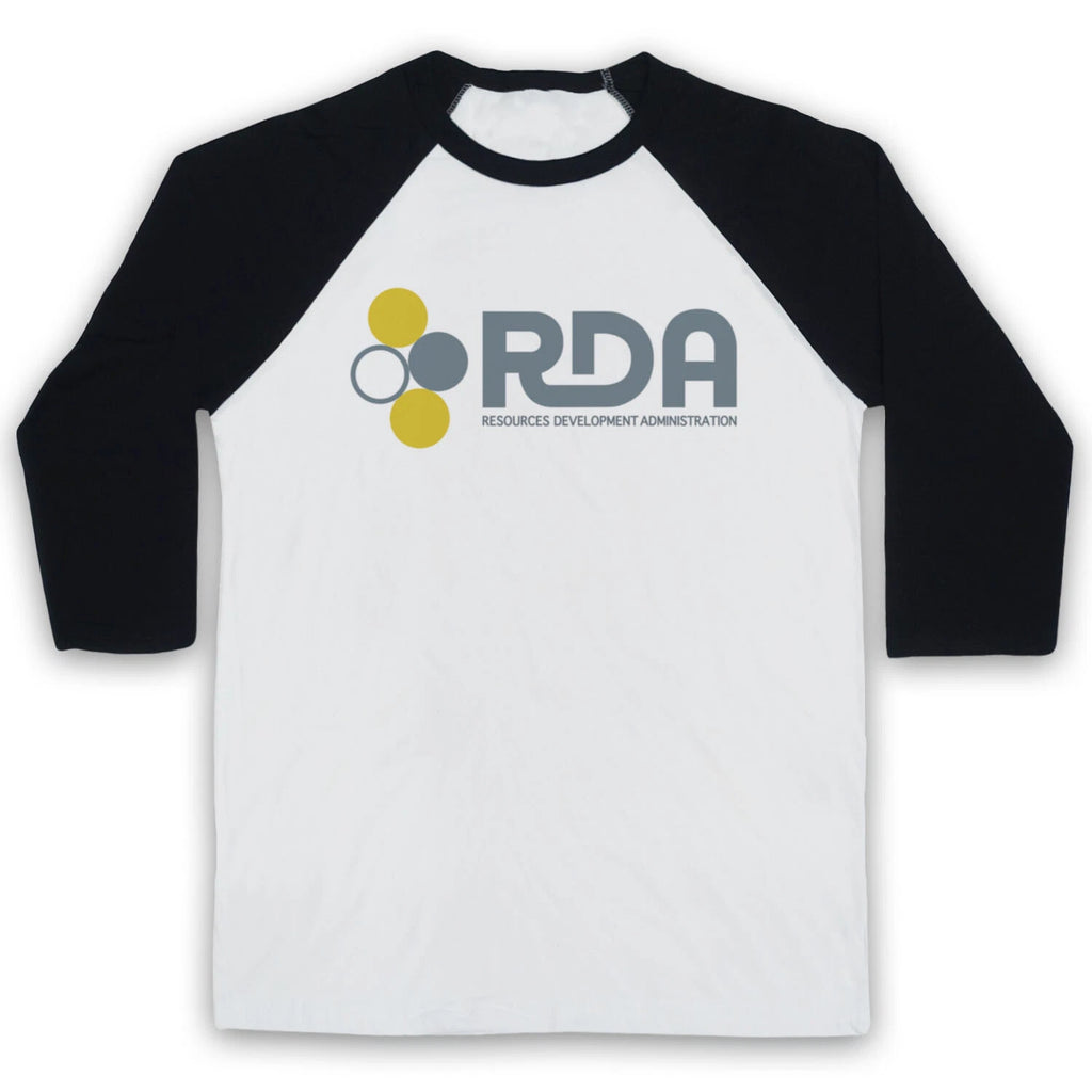 AVATAR UNOFFICIAL RDA LOGO SCI FI PANDORA SCI FI FILM 3/4 SLEEVE BASEBALL TEE