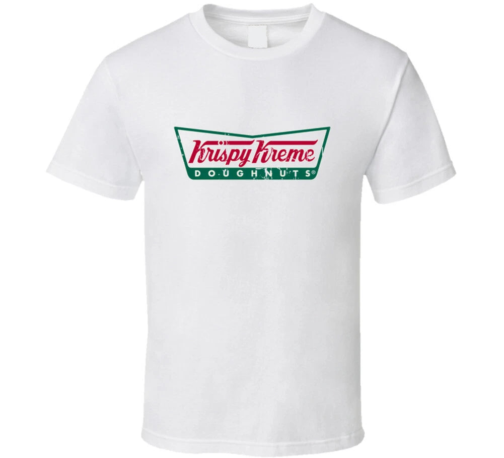 Krispy Kreme Fast Food Restaurant Distressed Look T Shirt