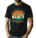 Men's 50th Birthday T-Shirt Vintage 1976 50 Years Awesome Limited Edition Tee