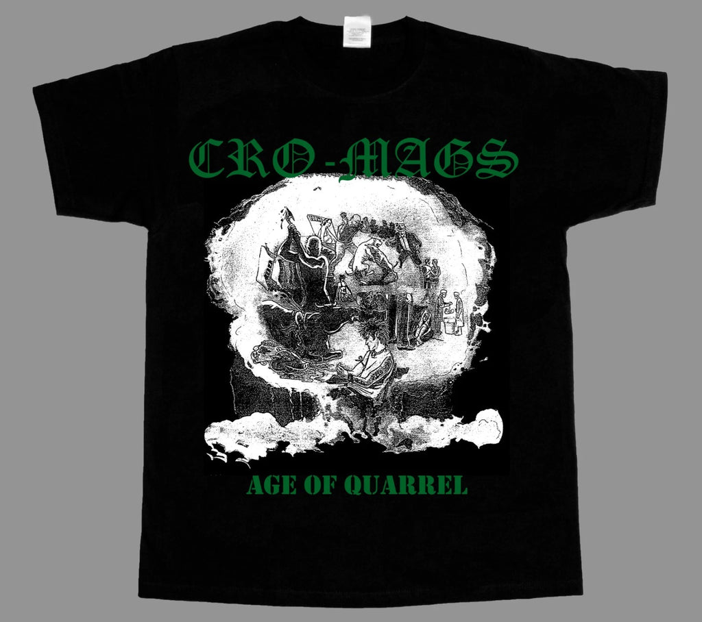 CRO-MAGS THE AGE OF QUARREL'86 NEW BLACK T-SHIRT
