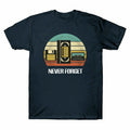 Cotton Forget And Vhs Disk, Men's Tape Cassette Floppy T-Shirt Tape, Retro Never