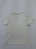 LEVI'S Men's White V-Neck T-Shirt Size XL 100% Cotton Jersey