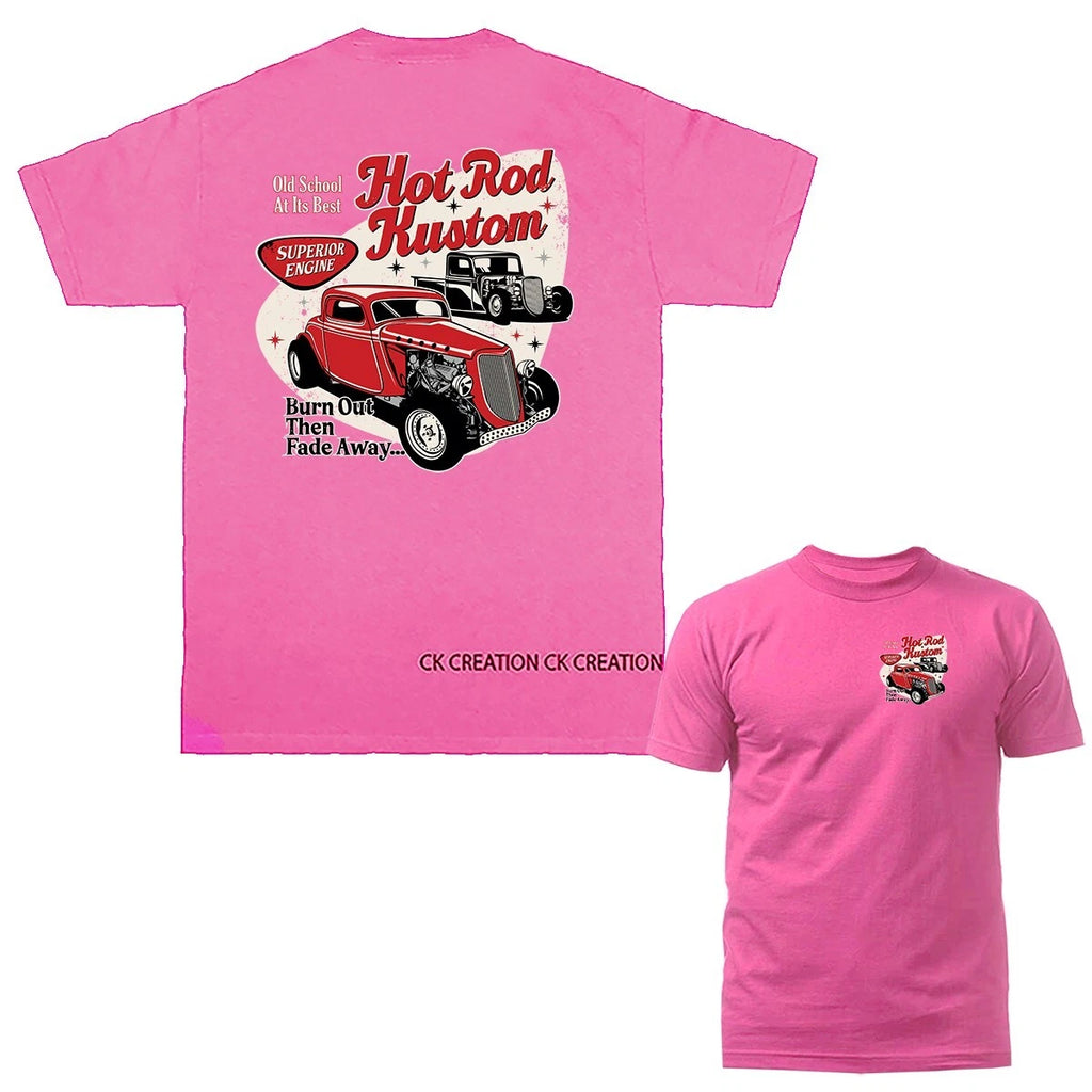 Hot Rod Kustom Classic Vintage Car Automobile Graphic T-shirt