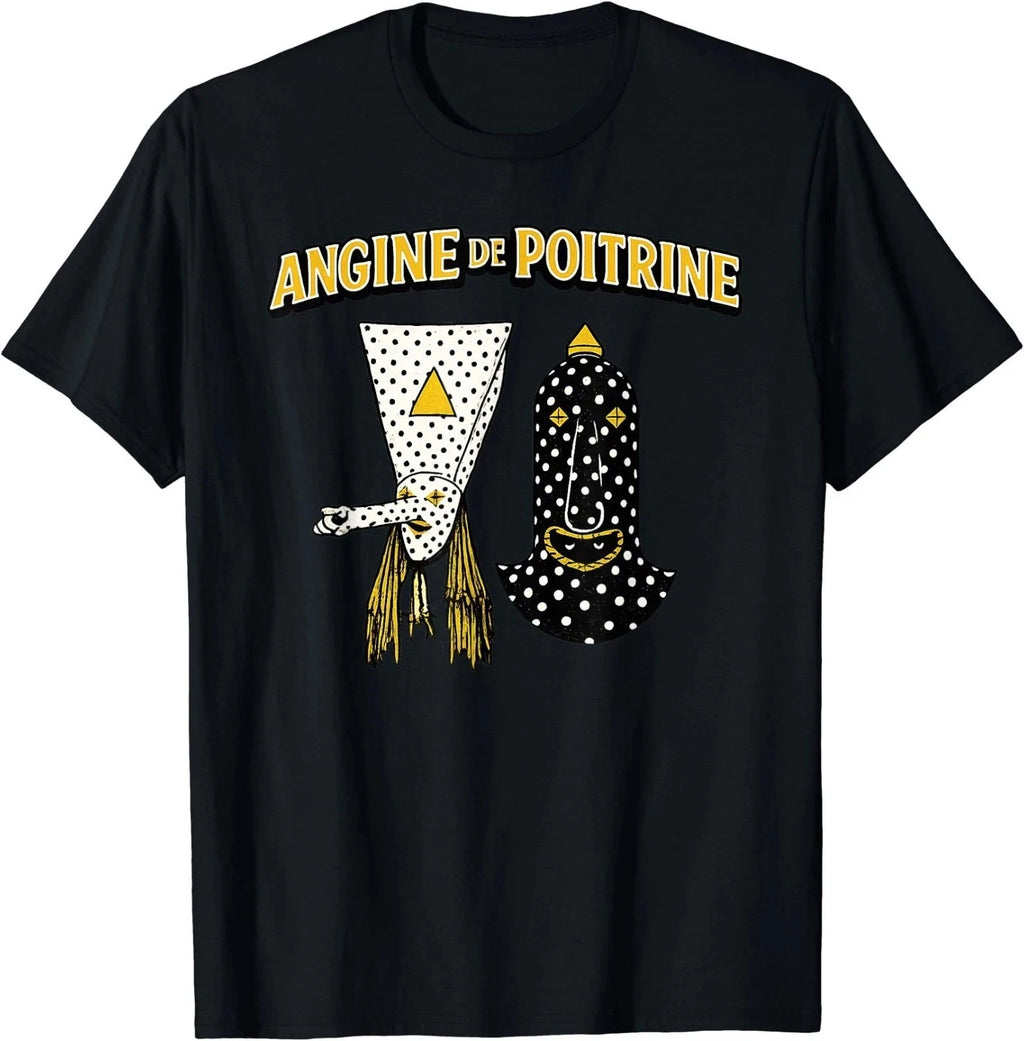 Angine De Poitrine Band Tee Vintage Music Fans Masked T-Shirt