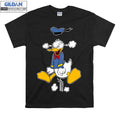 Donald Duck T-shirt Cartoon Angry Print T shirt Men Women Unisex Tshirt 3861