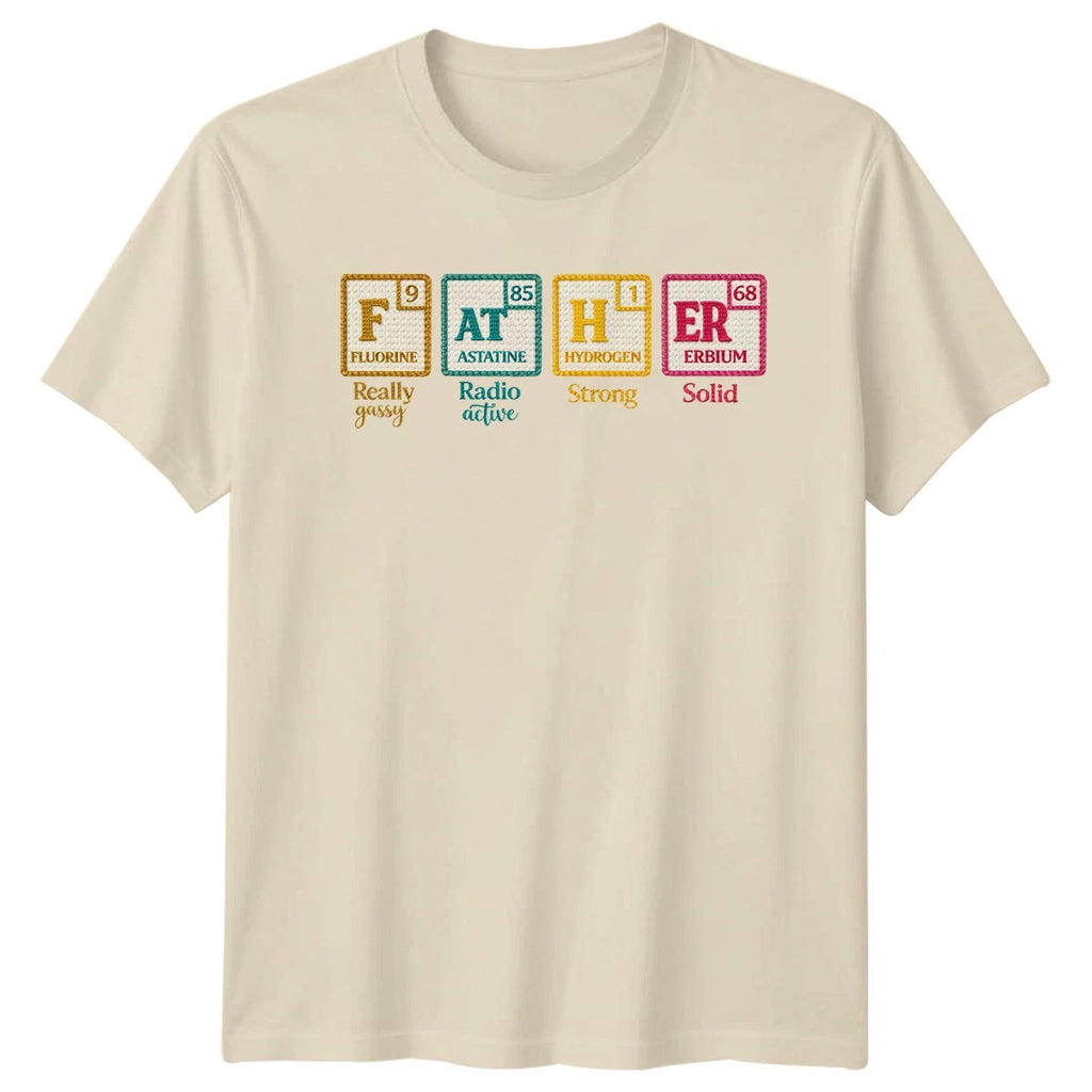 Fluorine Astatine Hydrogen Erbium Mens T-Shirt Chemistry Father Fathers Day Gift