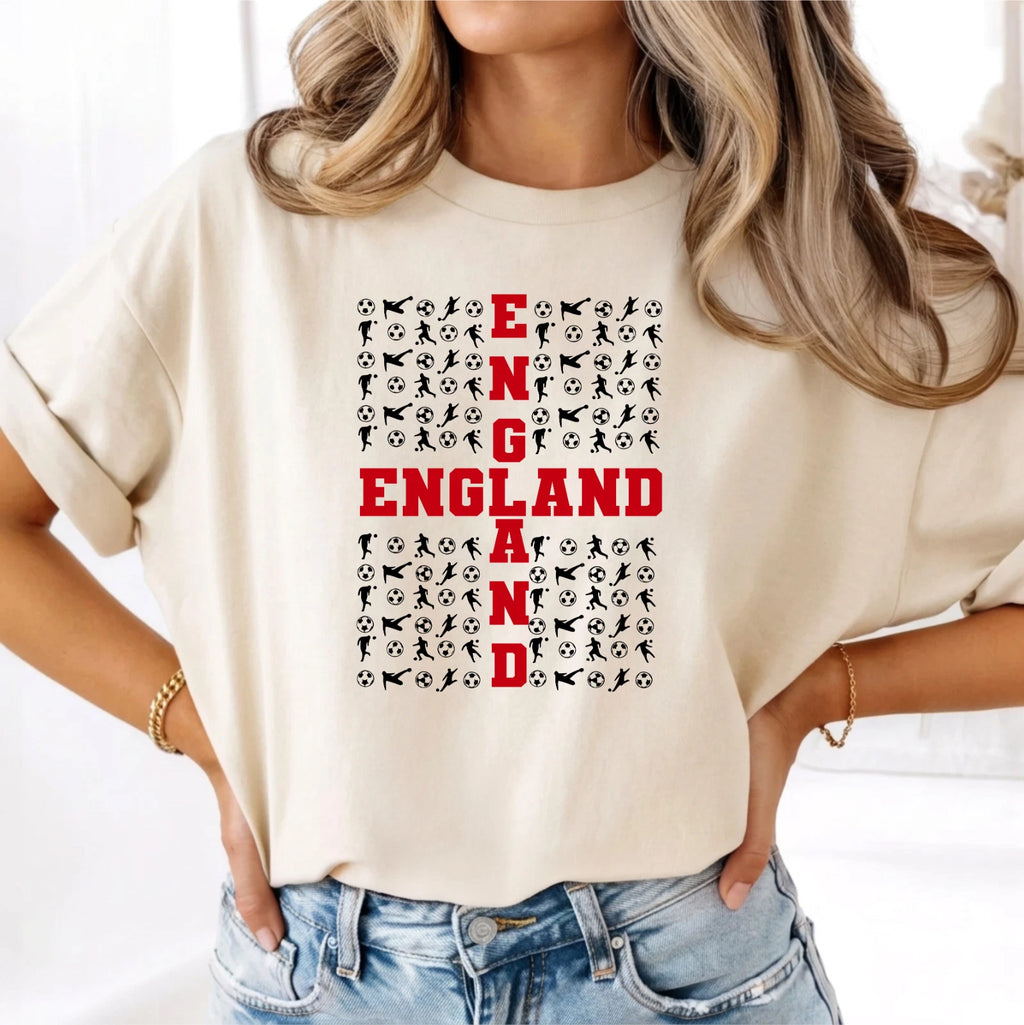 Hear The Roar England T-Shirt, England Football Shirt, Match Day Gift Tee