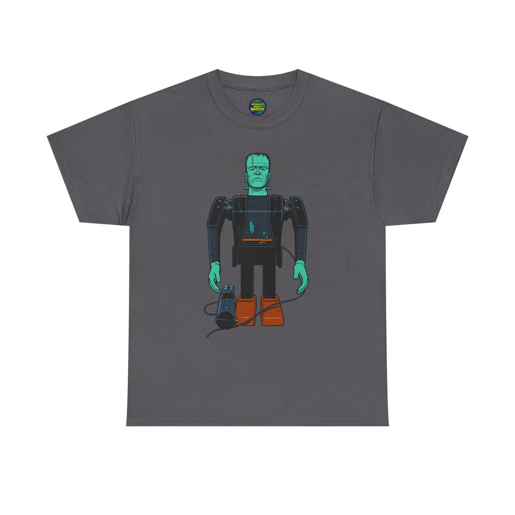 Marx Frankenstein Robot T-Shirt Graphic Tee — Retro Green Monster T-Shirt