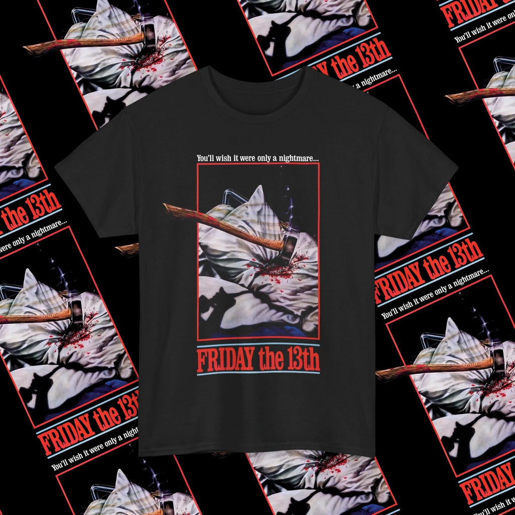 Friday the 13th (1980) Horror Movie T-Shirt, Classic Slasher Film Poster Shirt
