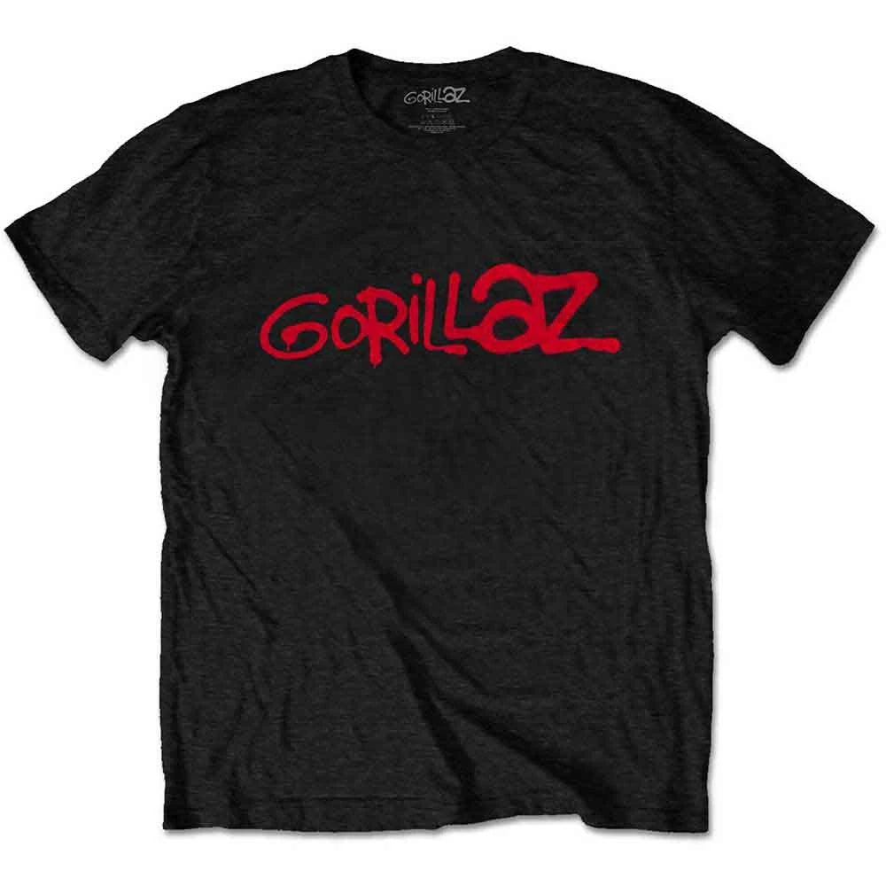 Gorillaz Logo Black Official Mens T-Shirt