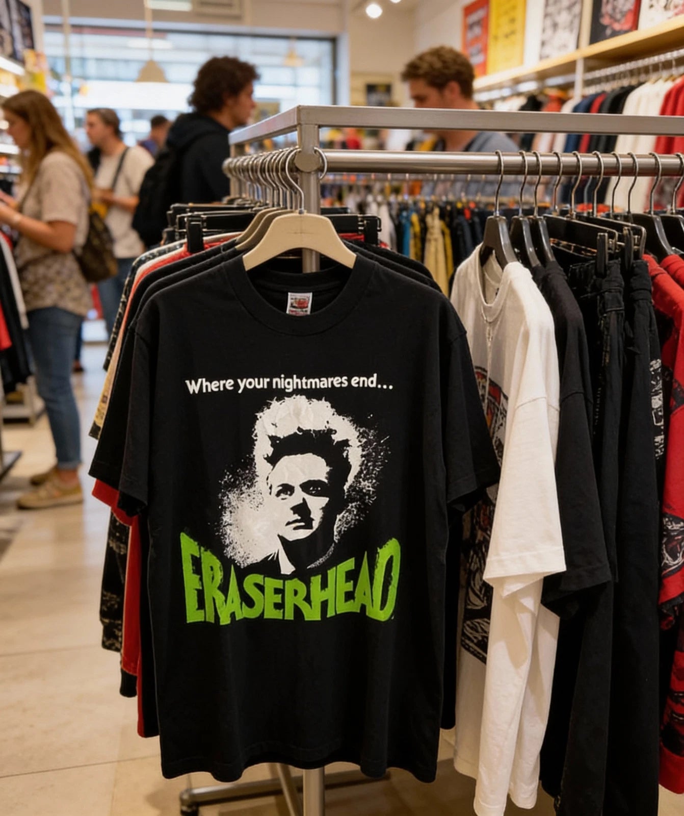 Eraserhead Movie Vintage T-Shirt Retro Film Tee Unisex S-5XL
