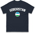 Uzbekistan football T Shirt,Personalised football Tee,Custom Name and Number Top