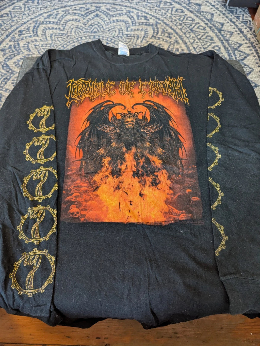 Vintage 2005 Cradle of Filth "Peace Through Superior Firepower" Long Sleeve