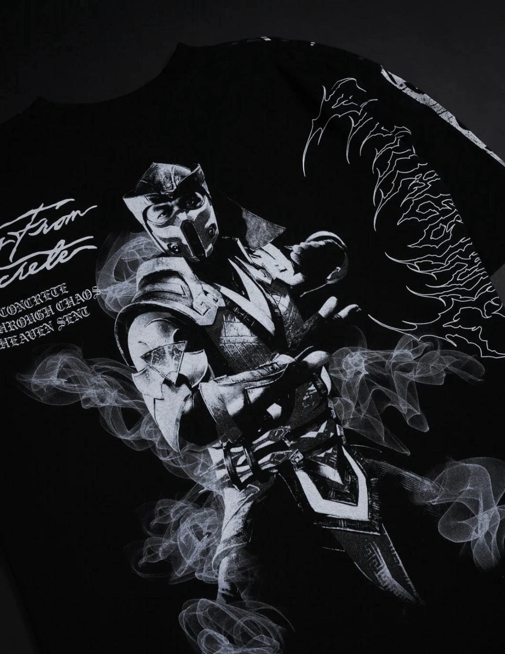 Size L - Civil Regime Sub-Zero 199X "Side By Side" Oversized T Black Darc Sport