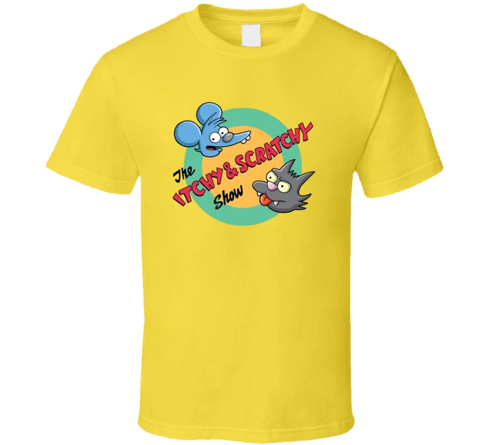 Itchy And Scratchy Show Simpsons Fan T Shirt