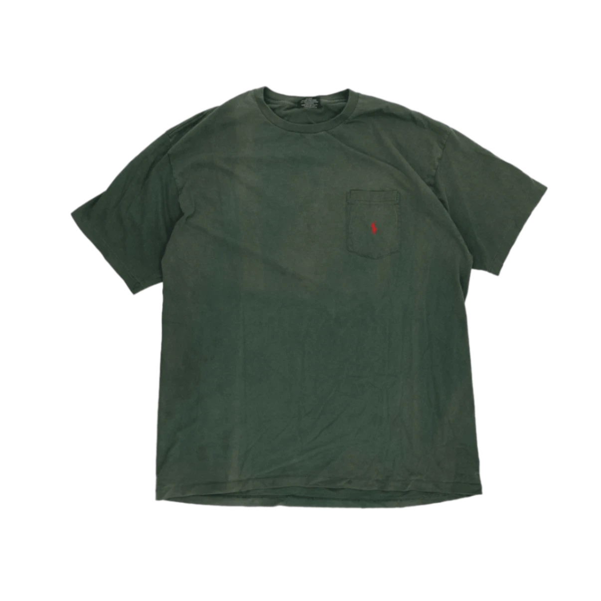 Polo Ralph Lauren Men's Forest Green Crew Neck Short Cotton T-Shirt Size L