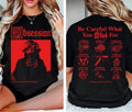 Obsession Movie Shirt, Red Double Sided Graphic Tee, Vintage Thriller Fan Gift