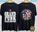 Grand Funk Railroad 2-sided T-shirt Black Short Sleeve all sizes S-5Xl