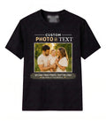 Custom Photo Shirt Personalized Tee Family Picture T shirts Text Shirt Gift
