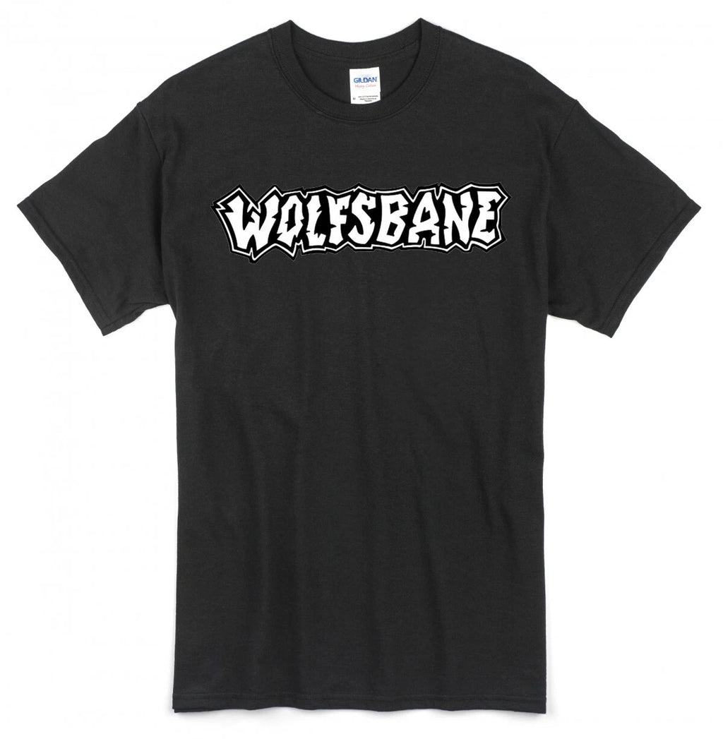 WOLFSBANE T-shirt ~Blayze Bailey 'Manhunt' (Vintage) METAL!!! Iron Maiden - Def