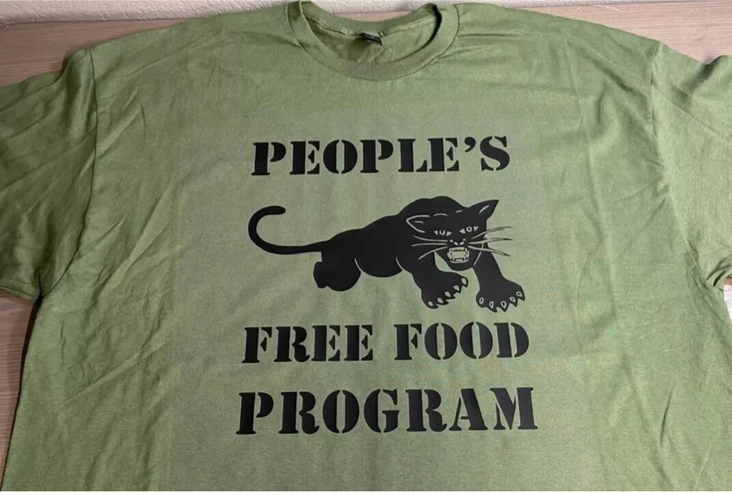Black Panther Party Free Food Program Long Sleeve t-shirt Protest Revolution
