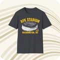 RFK Stadium 1961 Classic Cut Football T-Shirt - Washington Commanders