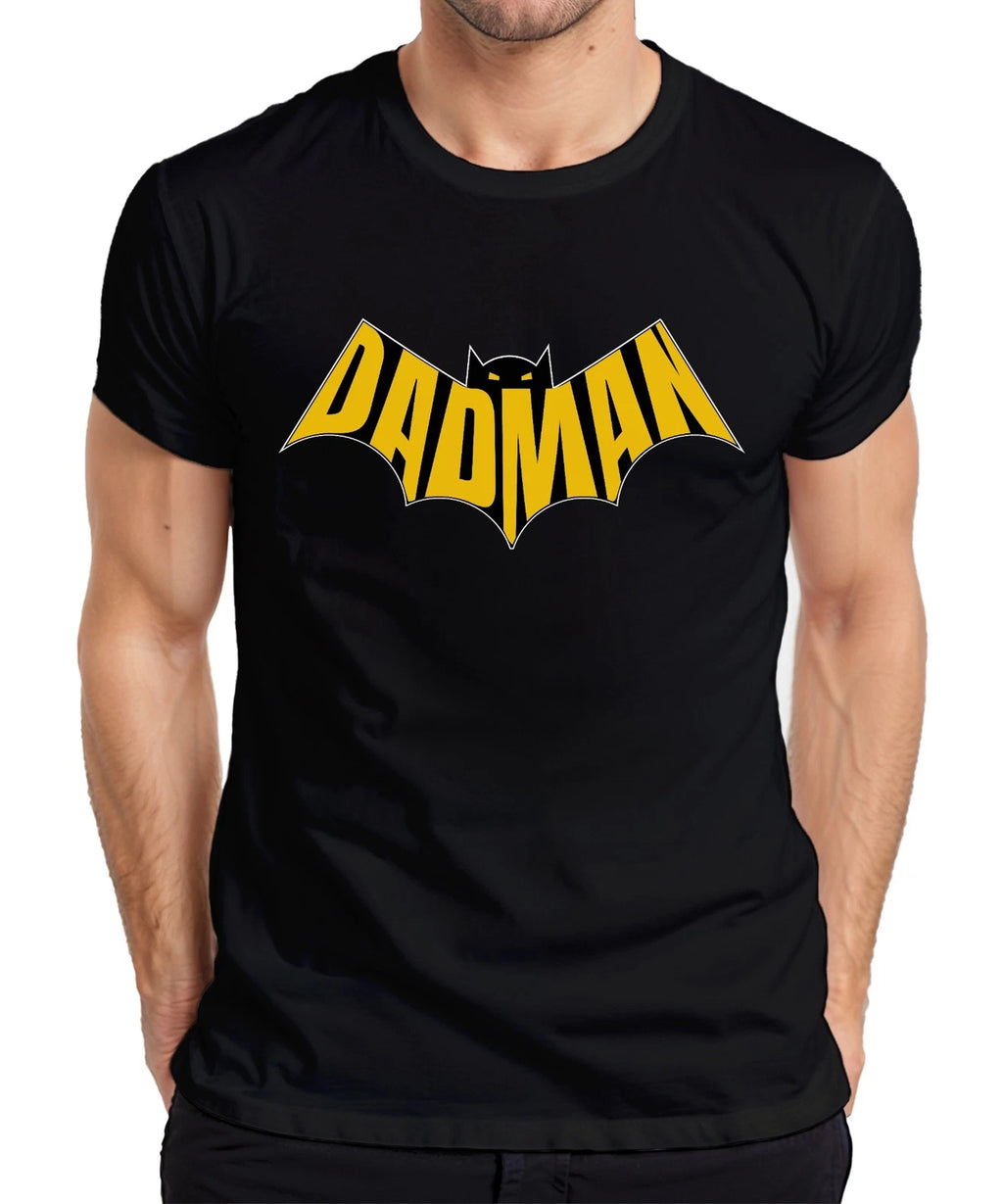Dadman Bat Man Theme Fathers Day Gift Dad Superhero Crime Fighting
