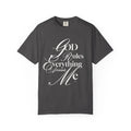 God Rules Everything Around Me Graphic Custom Design Unisex Garment-Dyed T-shirt
