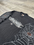 2003 Harley-Davidson XL Spider Web Graphic Long Sleeve T-Shirt Travis Scott