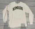 Midnight Organic Shirt Mens M Cream NUMBERS Long Sleeve Larry June