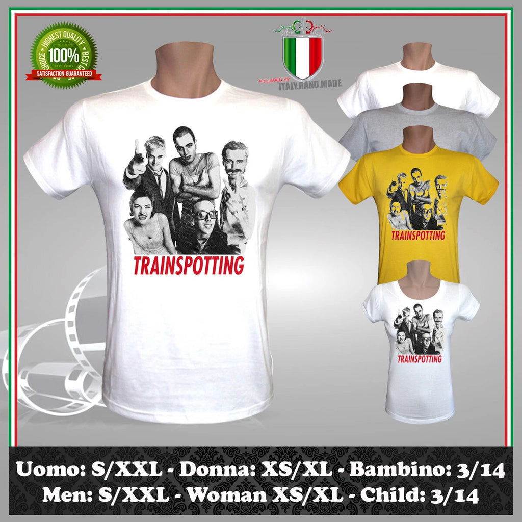TRAINSPOTTING CULT MOVIE IS MY HAPPINESS MOVIE VINTAGE MEN WOMEN CHILD T-SHIRT