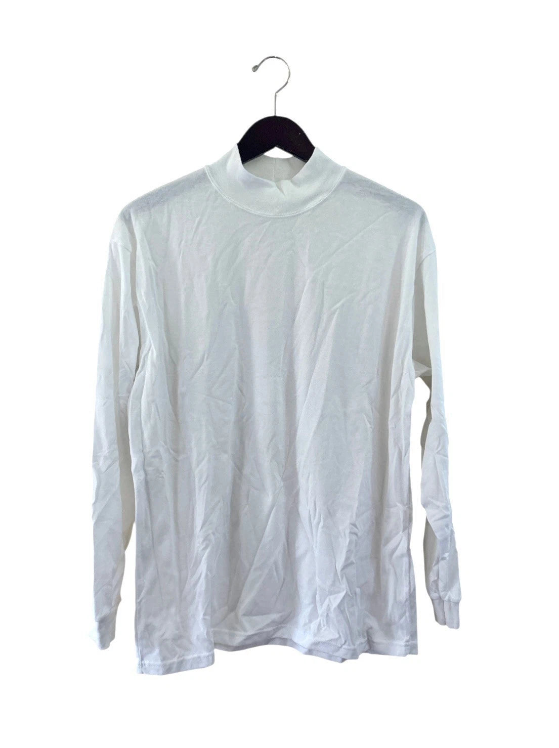 vintage gator mock turtleneck shirt mens size large deadstock NWOT 00s made USA