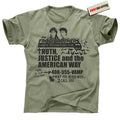 Santa Carla Vampire Hunter Tee – 80s Camo Hotline Graphic Shirt Vampire Hunter