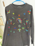 Vintage Swan Magic embroidered Long Sleeve Shirt (men’s Fit, Clean Condition)