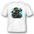 War tank cartoon Tee shirt black or white