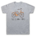 TRICYCLE RETRO THIS IS HOW I ROLL FUNNY PARODY CUTE MENS & WOMENS T-SHIRT