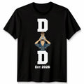 Personalized Embroidered Dad Mens T Shirt Custom Father Photo Graphic Tee