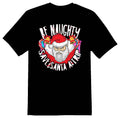 Be naughty save Santa a trip black or white tee