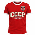 CCCP Retro Ringer T-Shirt Vintage Athletic Graphic Tee