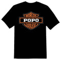 Worlds coolest Popo black or white tee