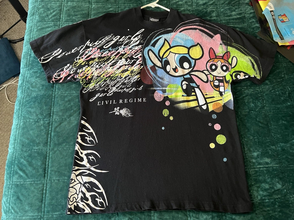 Civil Regime Powerpuff Girls Cityscape American Classic Oversized Size Small