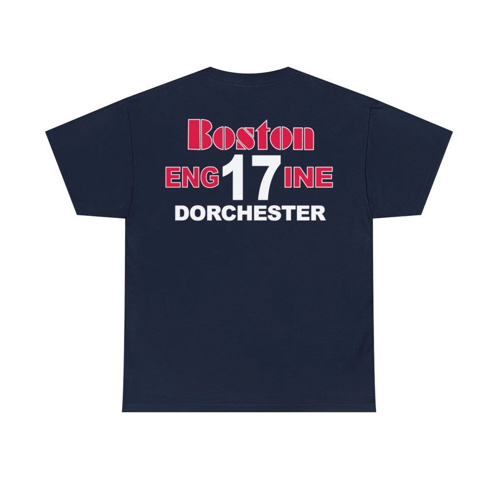 Boston Fire Department Engine 17 Dorchester Heavy Cotton Tee Shirt