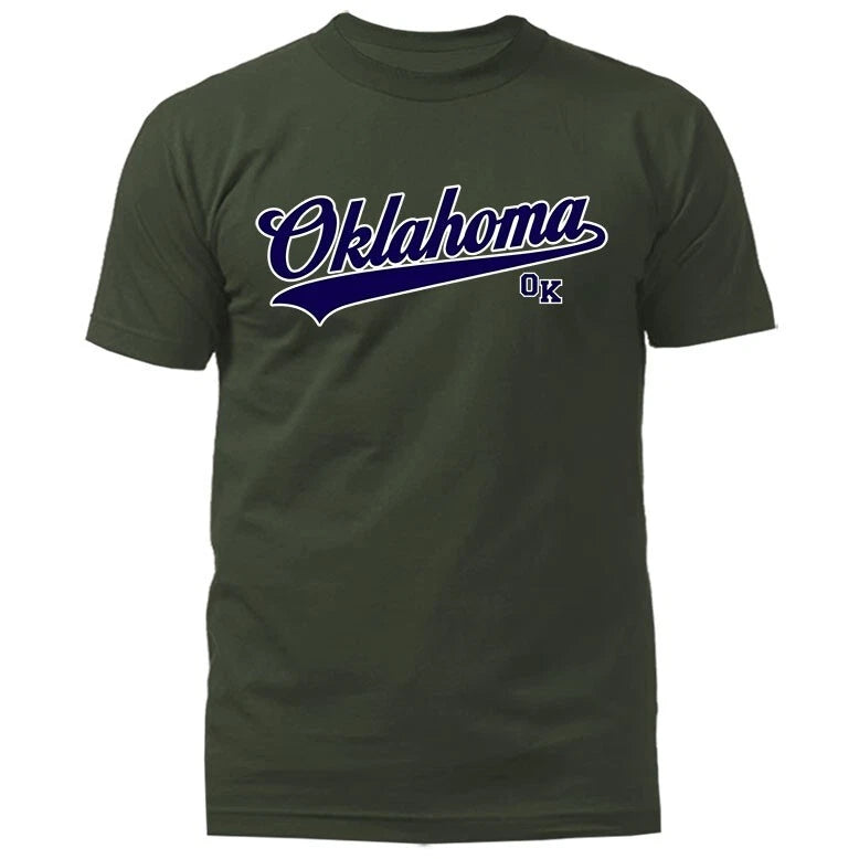 State of Oklahoma Swoosh OK Graphic T-shirt