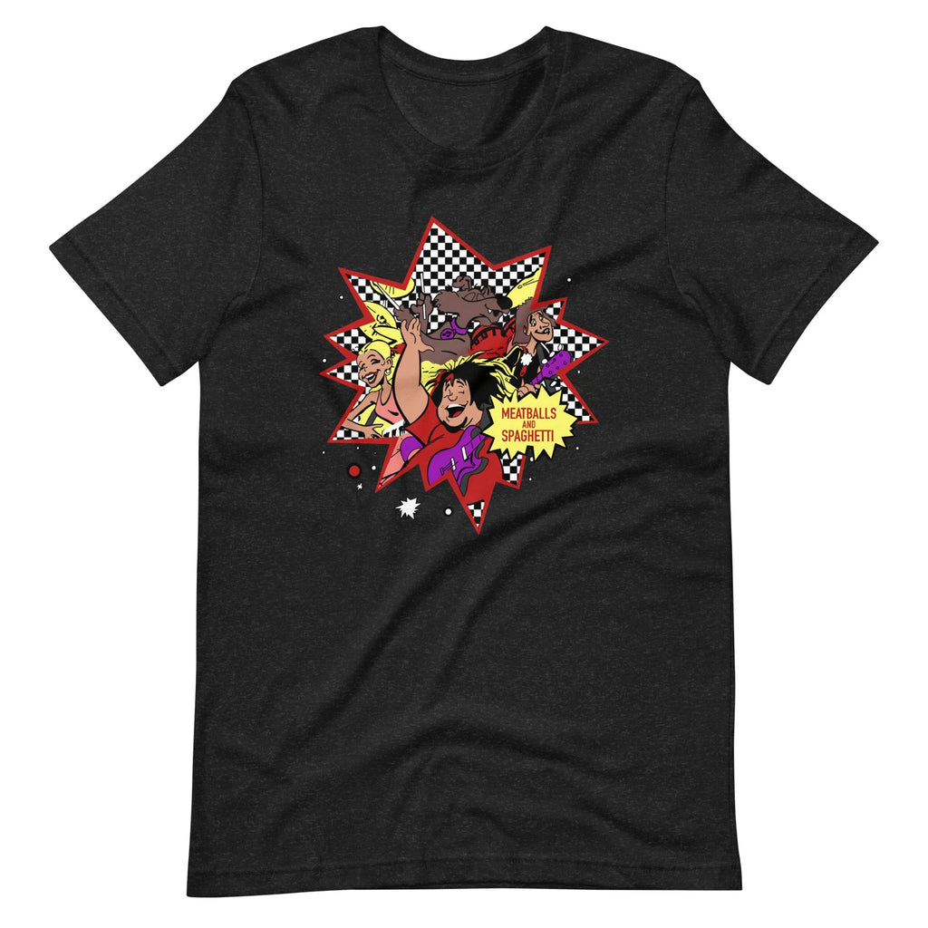 Meatball & Spaghetti T-Shirt 80s Retro Saturday Morning Cartoon