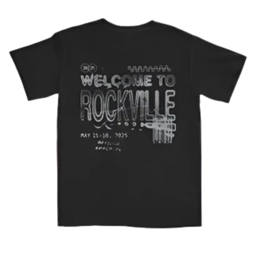 2025 Welcome To Rockville Tee - Daytona Beach Florida - Concert Merch