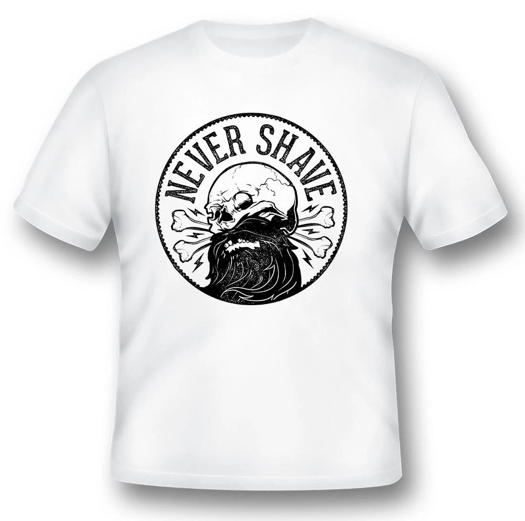 Never shave black or white Tee