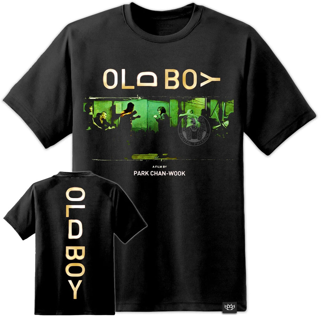 Original Oldboy Movie Poster T Shirt DVD Awesome Front & Back Print Manga Akira