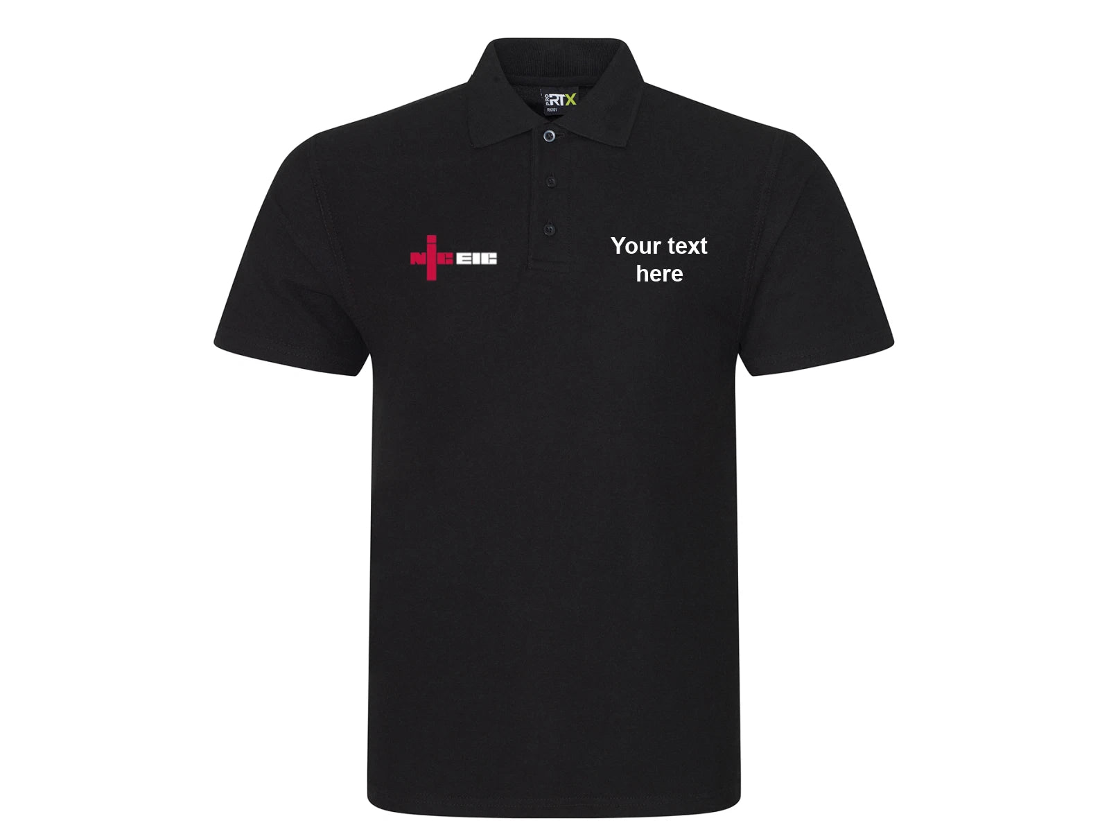 NICEIC electrician Polo shirt  with Logo & company name - electric work wear