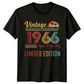 Vintage 1966 60th Birthday Mens T-Shirt Retro Year Tee